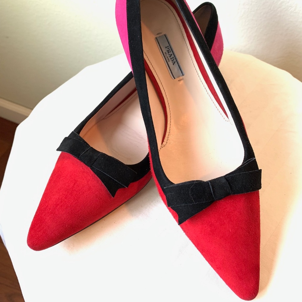 Prada Tricolor Flats 9.5